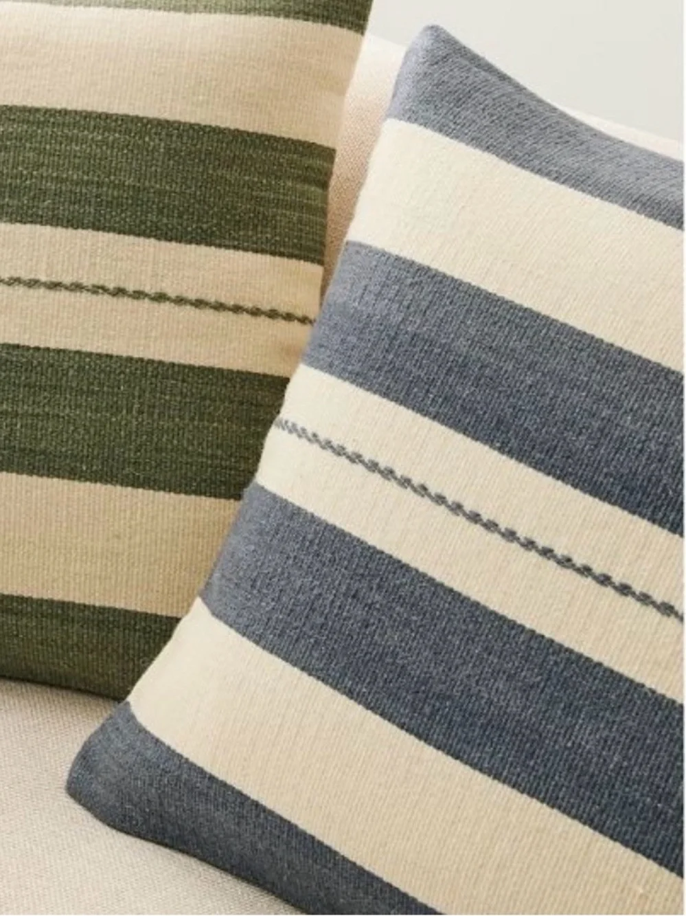 West Elm Broad Wool Stripe Pillow Cover 20x20 Graphite NWT Rare Handwoven